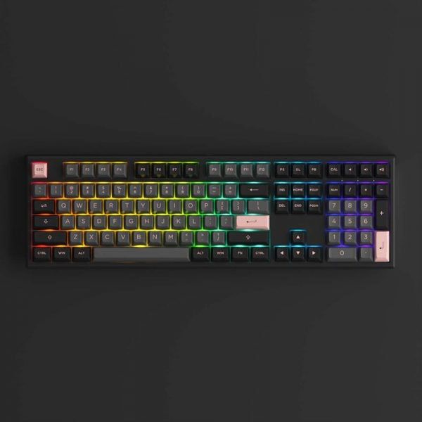 Bàn phím AKKO MonsGeek MG108 Black&Pink