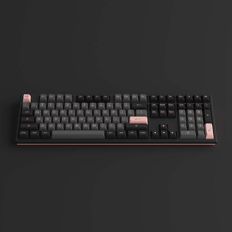 Bàn phím AKKO MonsGeek MG108 Black&Pink