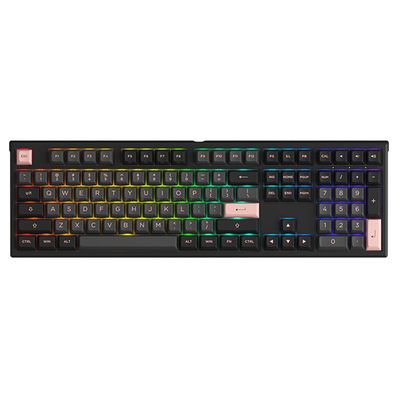 Bàn phím AKKO MonsGeek MG108 Black&Pink