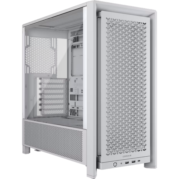 CASE CORSAIR FRAME 4000D Tempered Glass Modular Mid Tower | Black - White 
