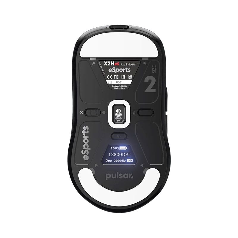 Chuột Pulsar Không Dây X2 H eS Wireless Size 2-Black