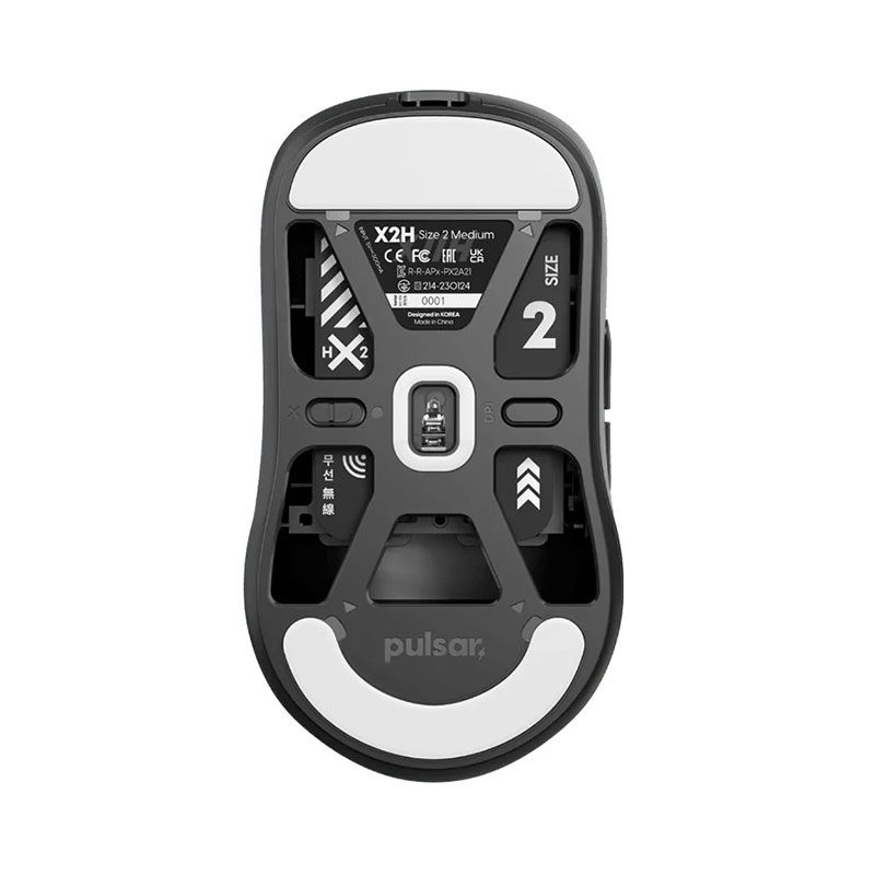 Chuột không dây Pulsar X2H v3 Wireless | Black - White
