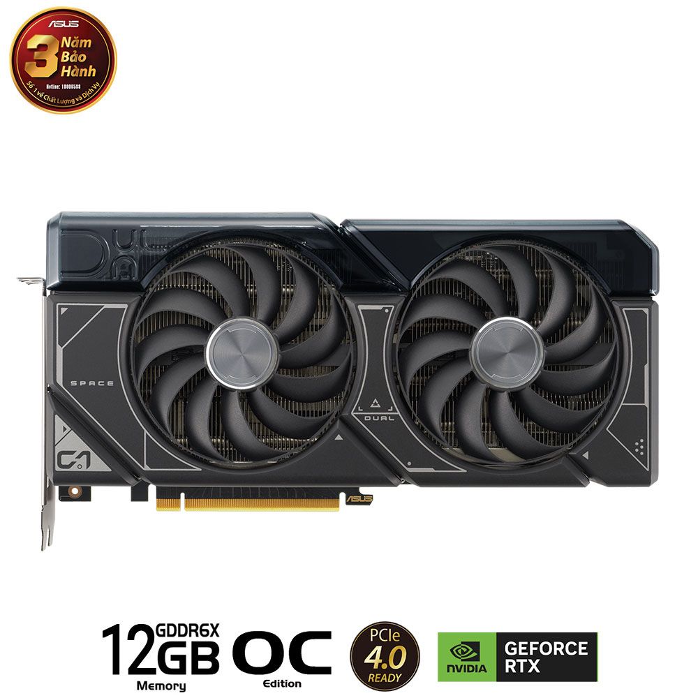 VGA ASUS Dual GeForce RTX 4070 Super OC Edition 12GB GDDR6X (DUAL-RTX4070S-O12G)