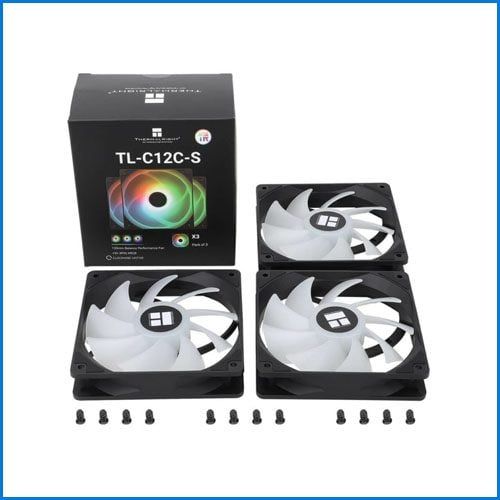 Fan Case Thermalright TL-C12C-S X3 – 12CM ARGB Fan Case Kit | Black - White