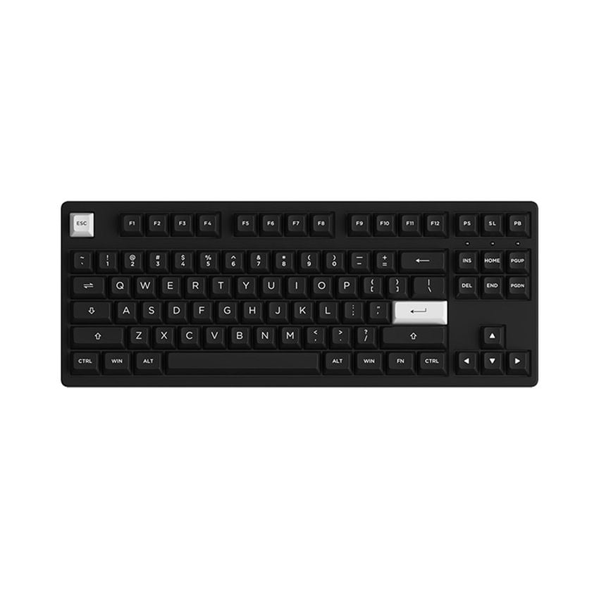  BÀN PHÍM CƠ AKKO 3087 RF WHITE ON BLACK (2.4GHZ - AKKO SWITCH V3 ) 