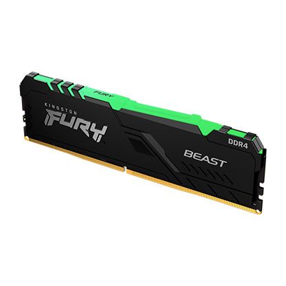 Ram Kingston FURY Beast RGB 16GB (1x16GB) DDR4 3600MHz