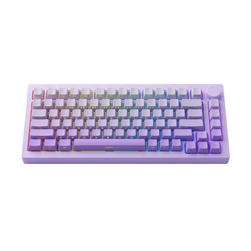 Bàn phím MonsGeek M1W HE-SP V3 Lilac Purple (Magnetic Switches – 8K Hz Polling Rate Wired USB-C – Multi mode)