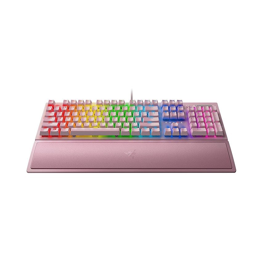 BÀN PHÍM CƠ RAZER BLACKWIDOW V3 QUARTZ GREEN SWITCH (USB/RGB/HỒNG)