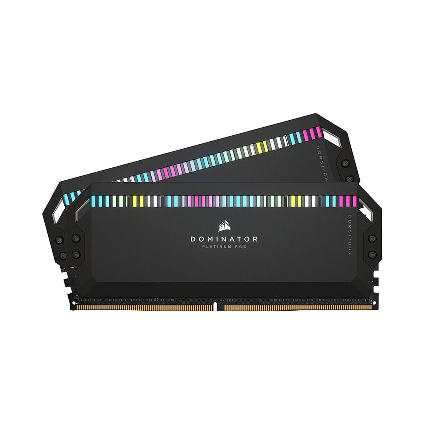  RAM DESKTOP CORSAIR DOMINATOR PLATINUM RGB BLACK (CMT64GX5M2B6000C40) 64GB (2X32GB) DDR5 6000MHZ 