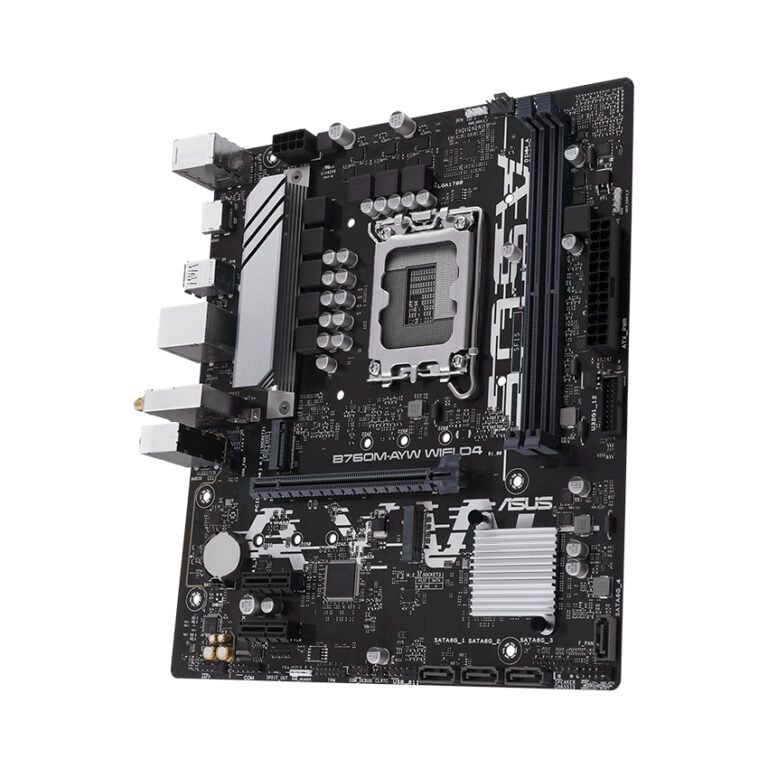 Mainboard ASUS B760M-AYW WIFI D4 (Intel B760, LGA1700, 2 x DDR4 64GB, mATX)