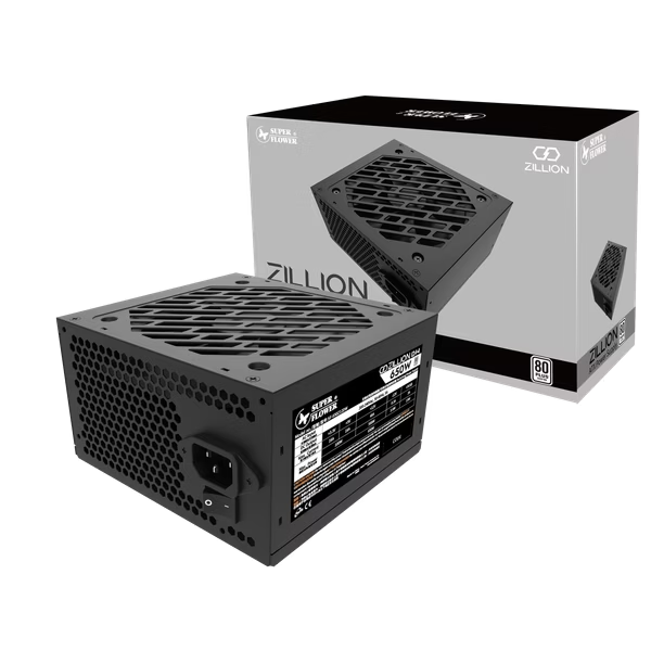 Nguồn Máy Tính Super Flower Zillion DW White 650W 80 Plus
