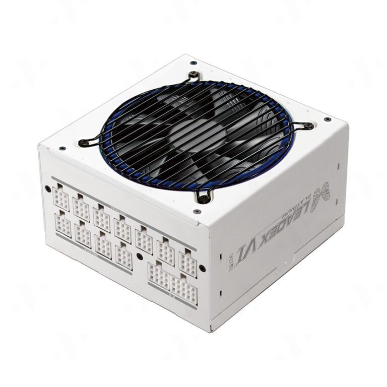 Nguồn máy tính Super Leadex VI Platinum PRO 1000W PCIe 5.0 80 Plus Platinum Full Modular SF-1000F14PE (WH)