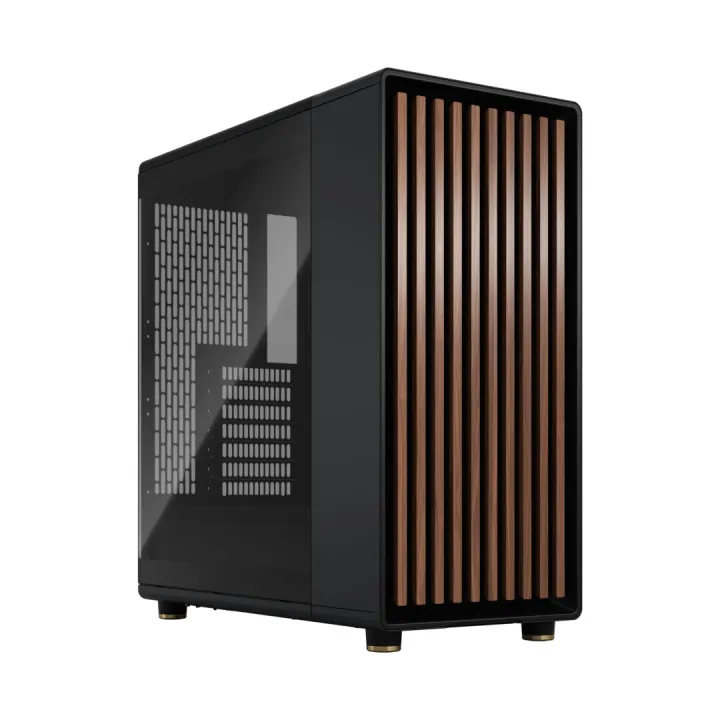 Case Fractal North Charcoal Black TG Dark