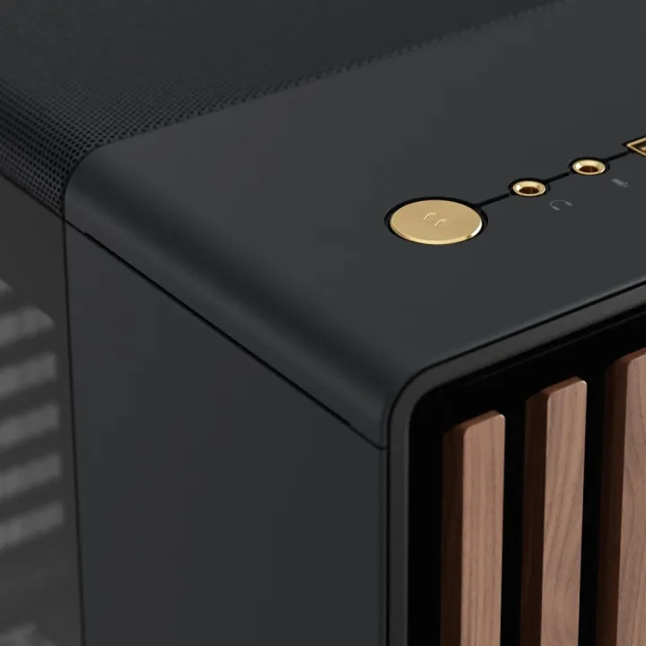 Case Fractal North Charcoal Black TG Dark