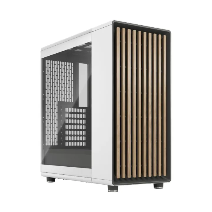Case Fractal North Chalk White TG Clear Tint