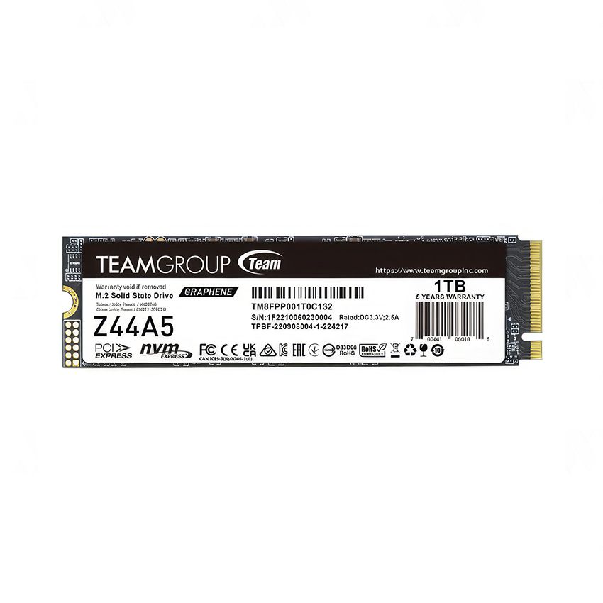 Ổ cứng SSD TeamGroup T-Force Z44A5 1TB M.2 PCIe Gen4x4