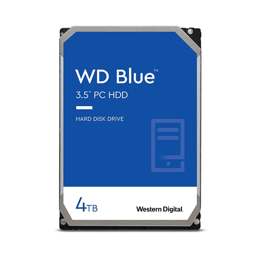  Ổ CỨNG HDD WD 4TB BLUE (WD40EZAX) (5400RPM/256MB CACHE/3.5 INCH/SATA3) 
