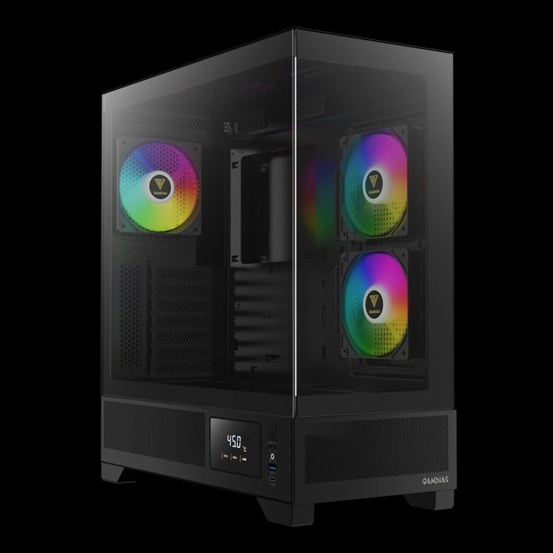 Case Gamdias ATLAS M1 | BLACK - WHITE