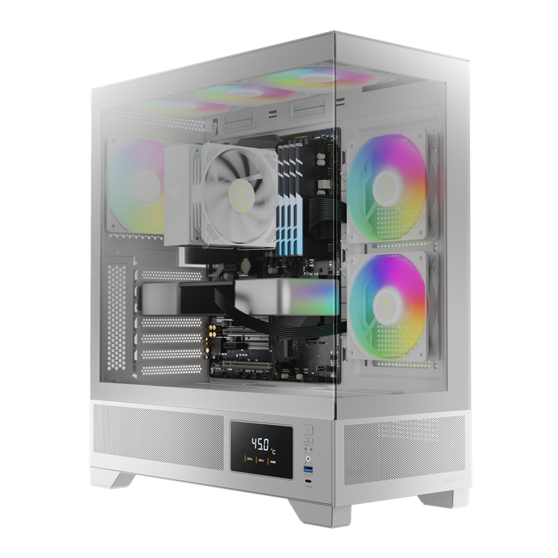 Case Gamdias ATLAS M1 | BLACK - WHITE