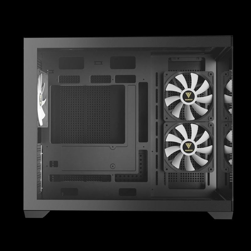 Case Gamdias AURA GC10M ARGB | Black - White