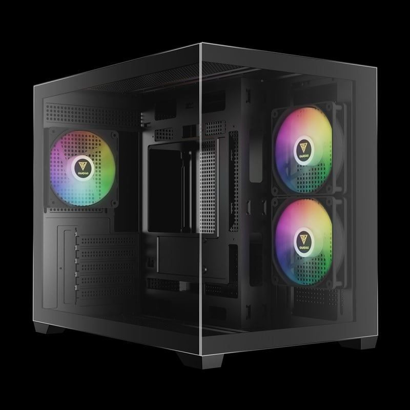 Case Gamdias AURA GC10M ARGB | Black - White