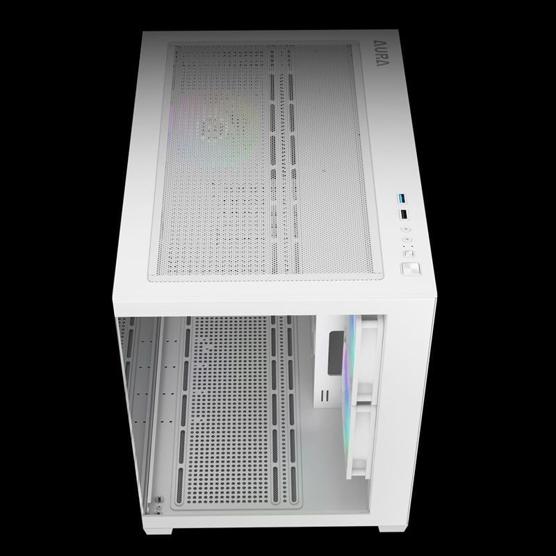 Case Gamdias AURA GC10M ARGB | Black - White
