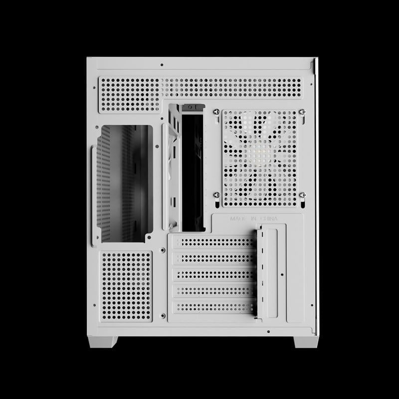 Case Gamdias AURA GC10M ARGB | Black - White