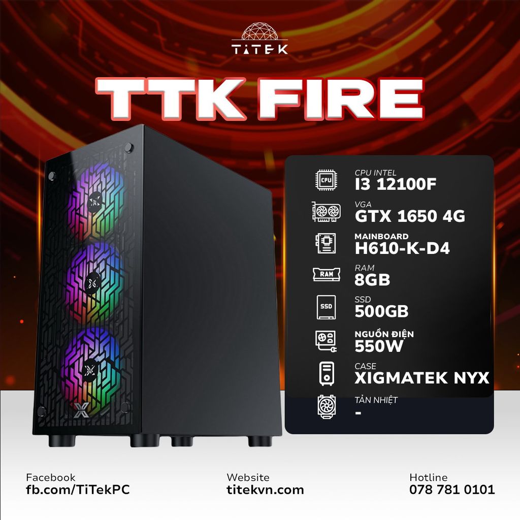 TTK FIRE - 1650