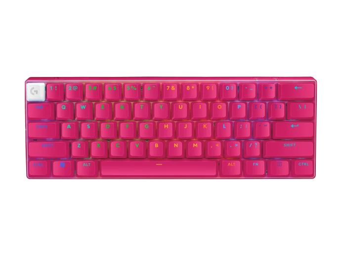 Bàn phím Logitech G Pro X 60 Light Speed | Black - White - Pink