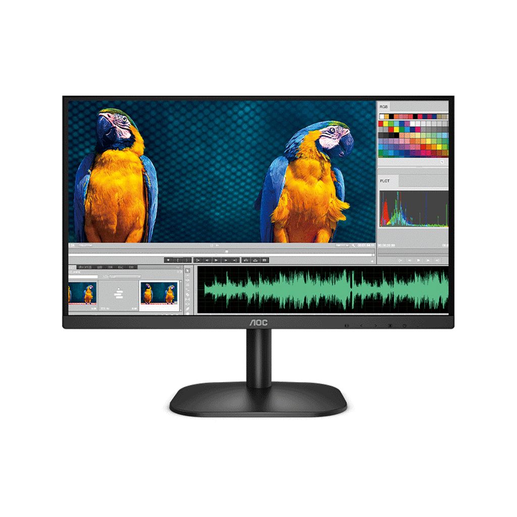 MÀN HÌNH AOC 24B2XHM/74 (23.8INCH/FHD/VA/75HZ/6MS/250NITS/HDMI+VGA)