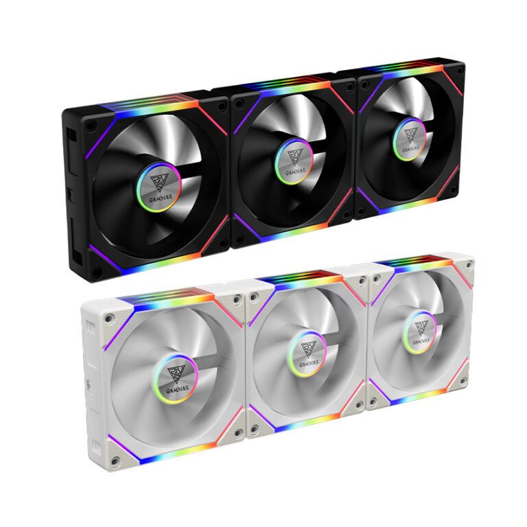 FAN CASE GAMDIAS AEOLUS P2-1203 | Black - White