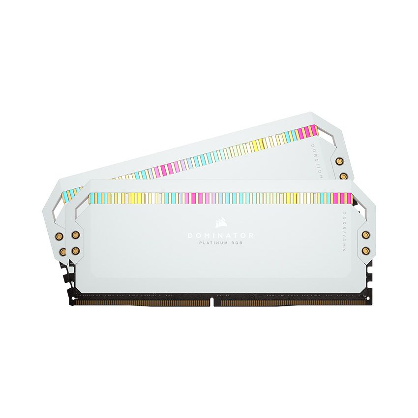 RAM DESKTOP CORSAIR DOMINATOR PLATINUM RGB WHITE HEATSPREADER (CMT32GX5M2B5600C36W) 32GB (2X16GB) DDR5 5600MHZ