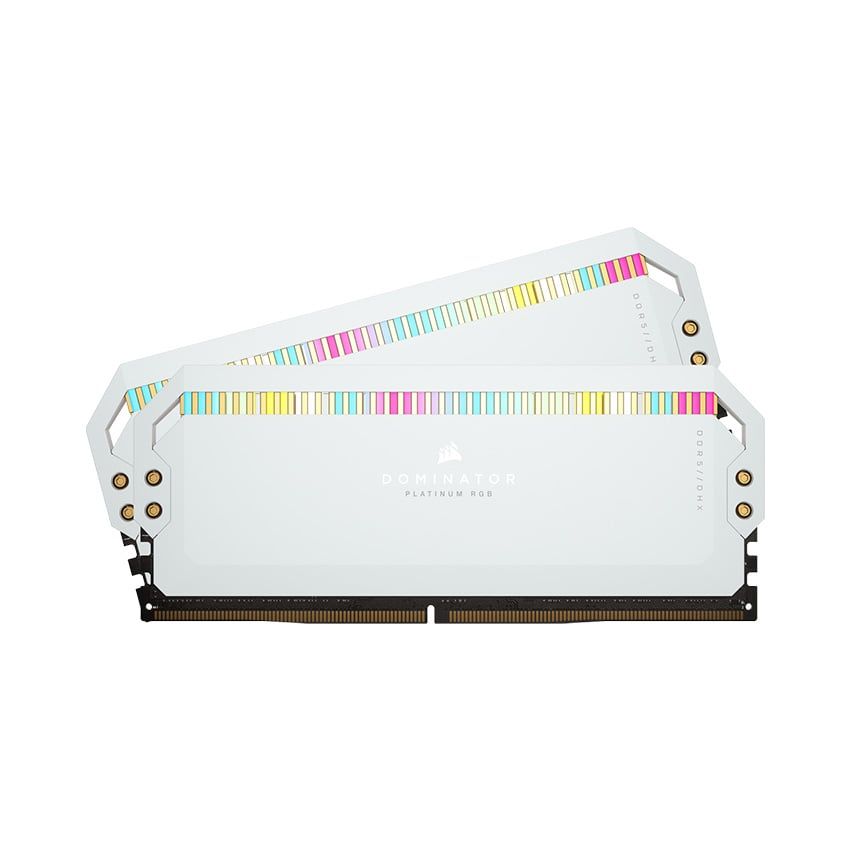  RAM DESKTOP CORSAIR DOMINATOR PLATINUM RGB WHITE HEATSPREADER (CMT32GX5M2B5600C36W) 32GB (2X16GB) DDR5 5600MHZ 