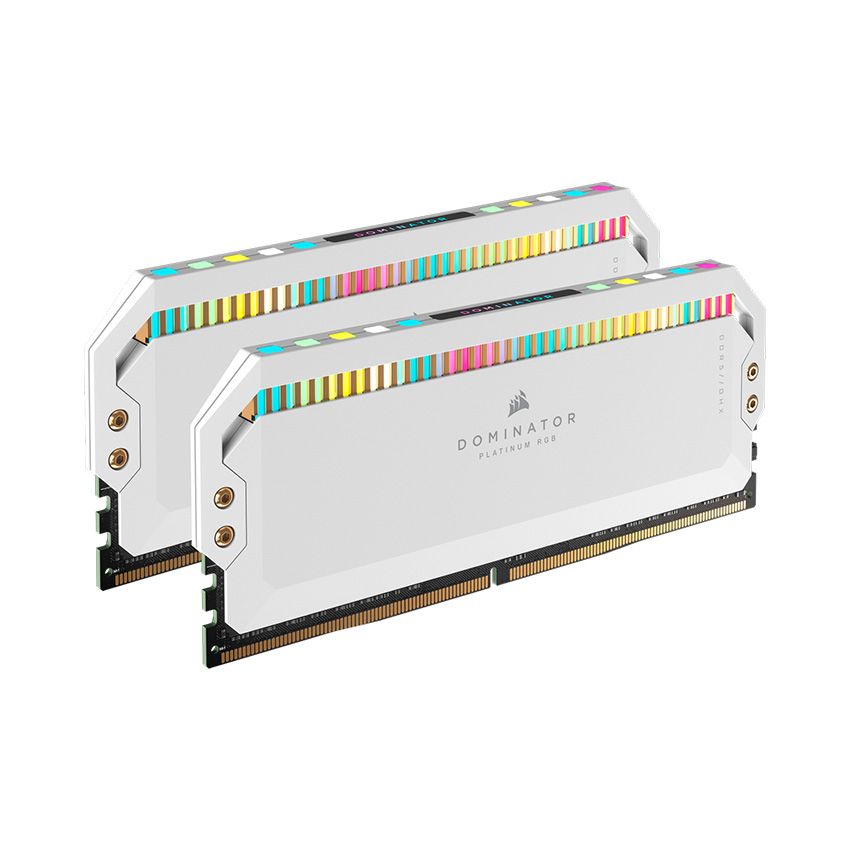 RAM DESKTOP CORSAIR DOMINATOR PLATINUM RGB WHITE HEATSPREADER (CMT32GX5M2B5600C36W) 32GB (2X16GB) DDR5 5600MHZ