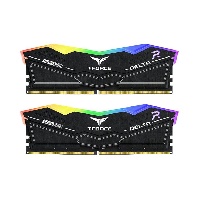 RAM TEAMGROUP T-Force Delta RGB 64GB (2x32GB) DDR5 6000Mhz | Black - White