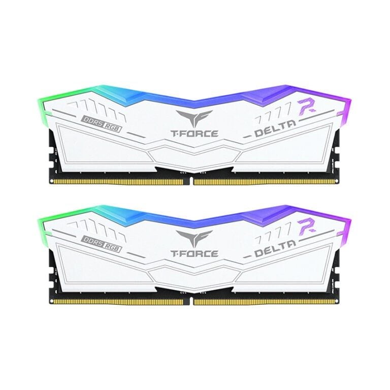 RAM TEAMGROUP T-Force Delta RGB 32GB (2x16GB) DDR5 6000Mhz | Black - White