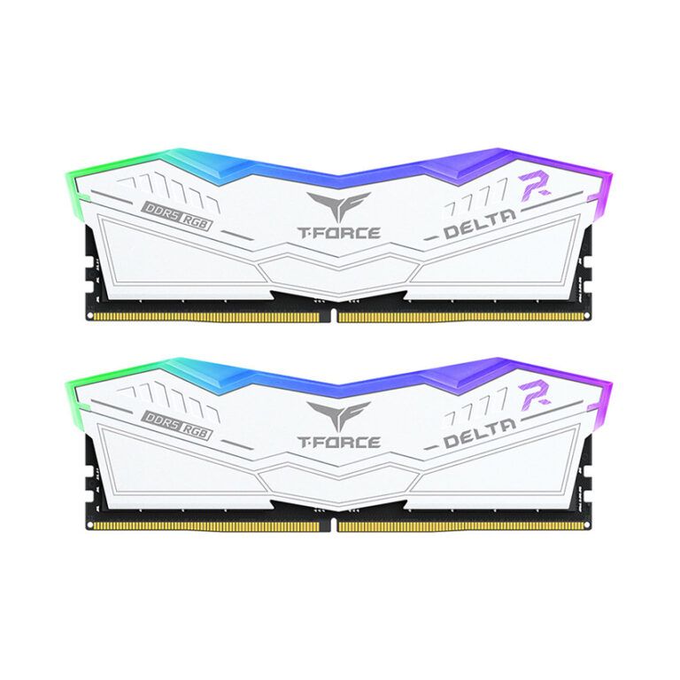 RAM TEAMGROUP T-Force Delta RGB 64GB (2x32GB) DDR5 6000Mhz | Black - White