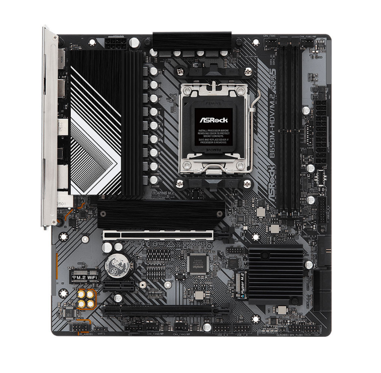 Mainboard ASROCK B650M-HDV/M.2 (AMD B650, Socket AM5, m-ATX, 2 khe RAM DDR5)