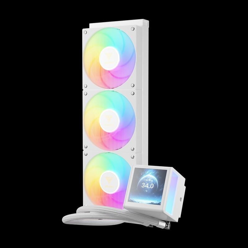 Tản Nhiệt Nước Gamdias CHIONE P5-360 | BLACK - WHITE