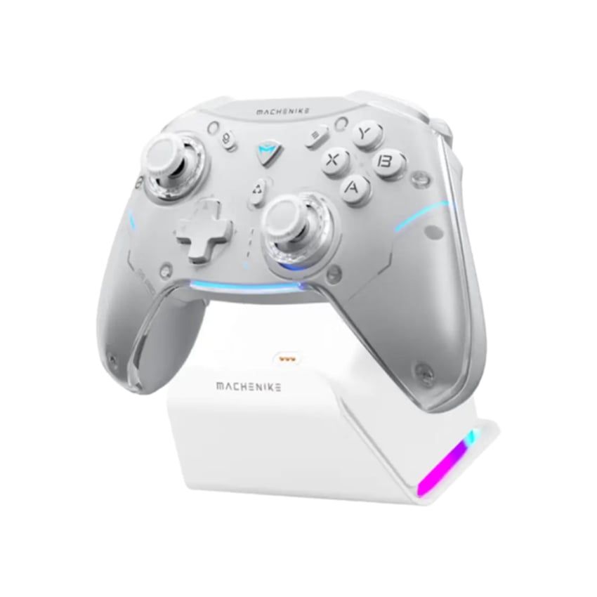 Tay Cầm Chơi Game Machenike Three-Mode G5 Pro Max (White / Pink)