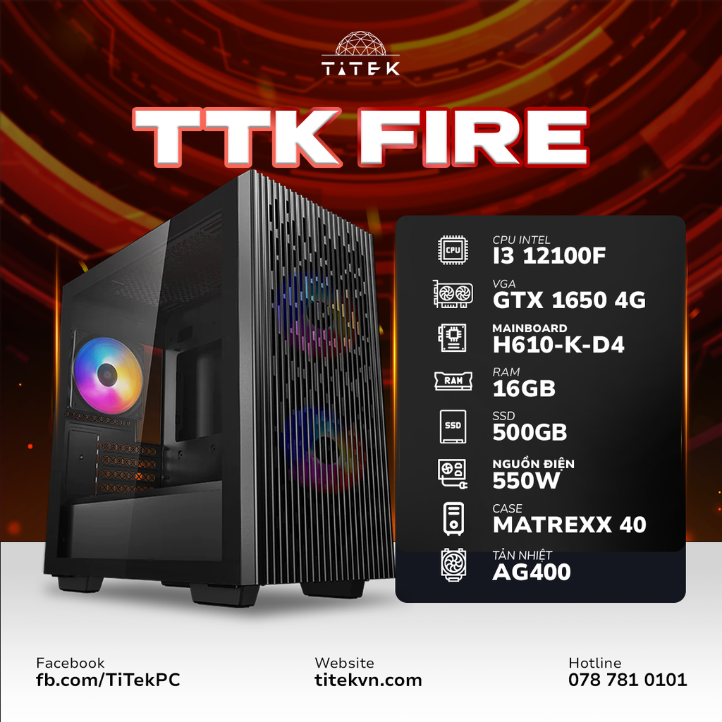 TTK FIRE PLUS - 1650
