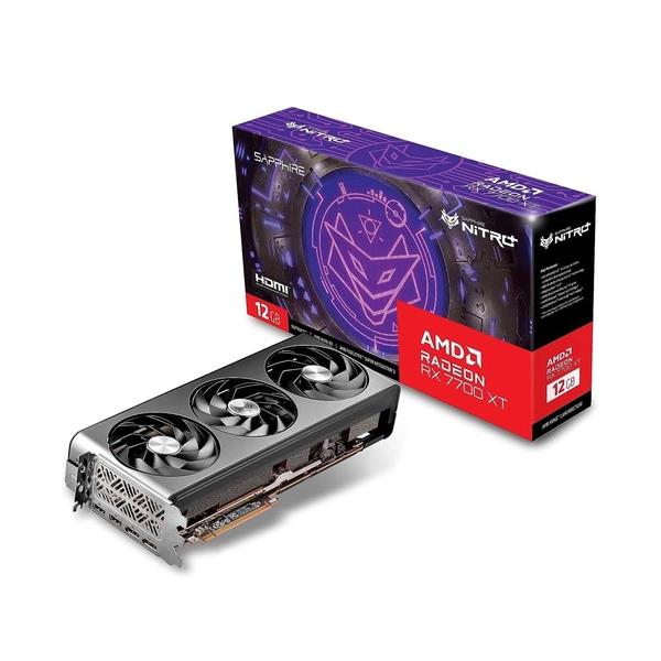 Card màn hình VGA SAPPHIRE NITRO+ AMD Radeon RX 7700 XT 12GB Gaming OC 12GB