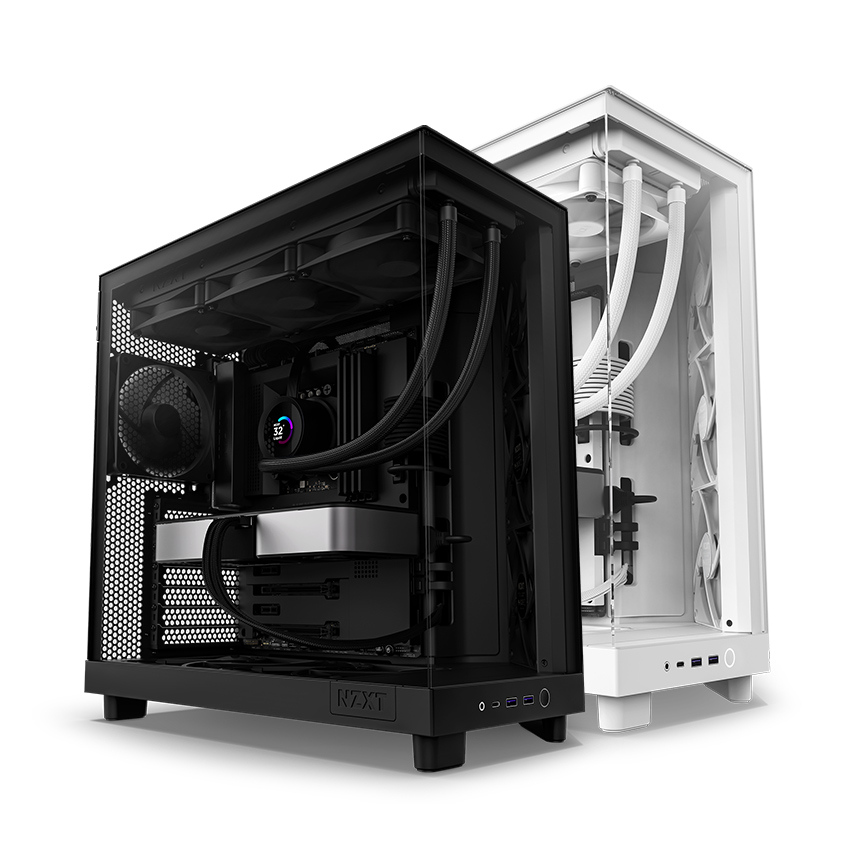 Vỏ Case NZXT H6 Flow (Black/White)