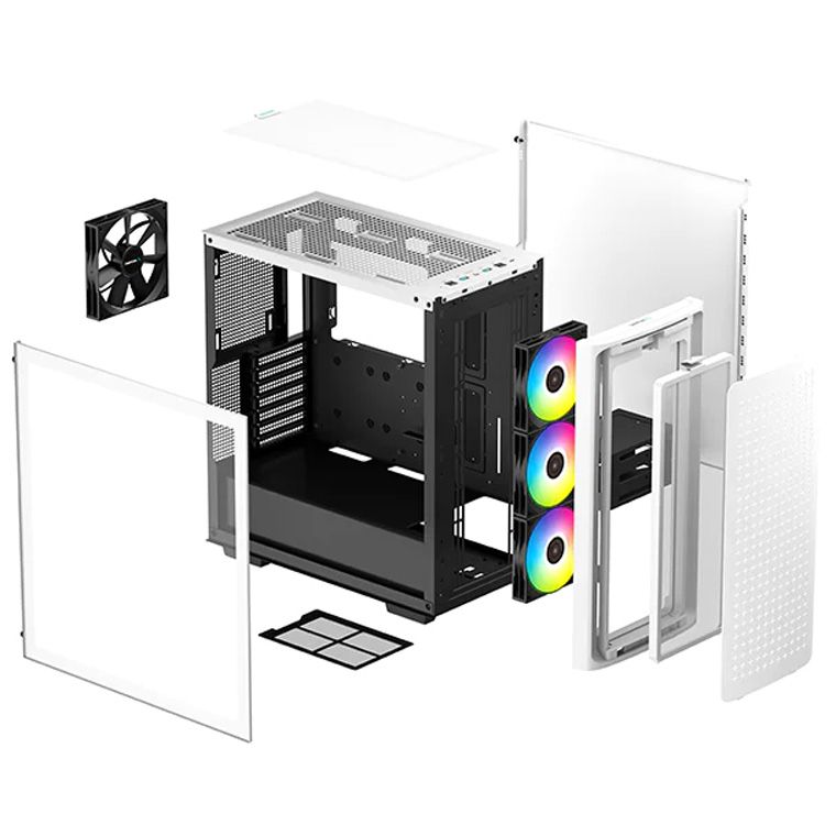 Case DeepCool CK560 4F White