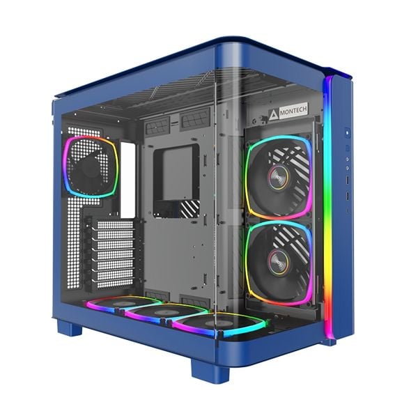 Case Montech KING 95 PRO | Black - White - Blue - Red