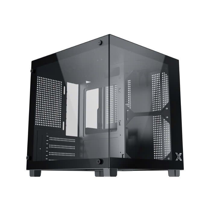 Vỏ Case Xigmatek Aqua M Nano II ( No Fan ) | Black - White
