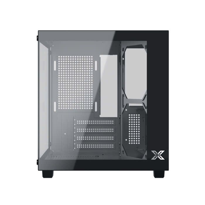Vỏ Case Xigmatek Aqua M Nano II ( No Fan ) | Black - White