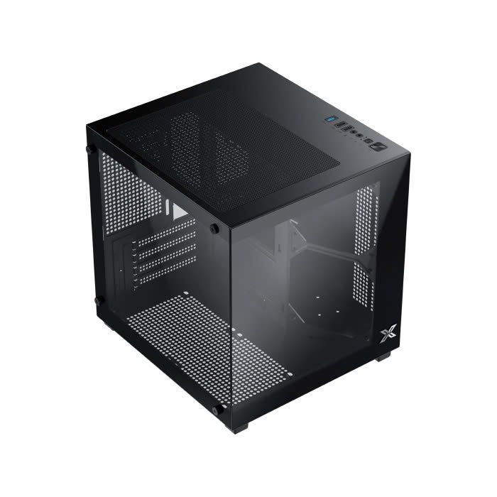 Vỏ Case Xigmatek Aqua M Nano II ( No Fan ) | Black - White