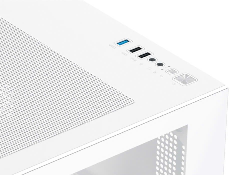 Vỏ Case Xigmatek Aqua M Nano II ( No Fan ) | Black - White