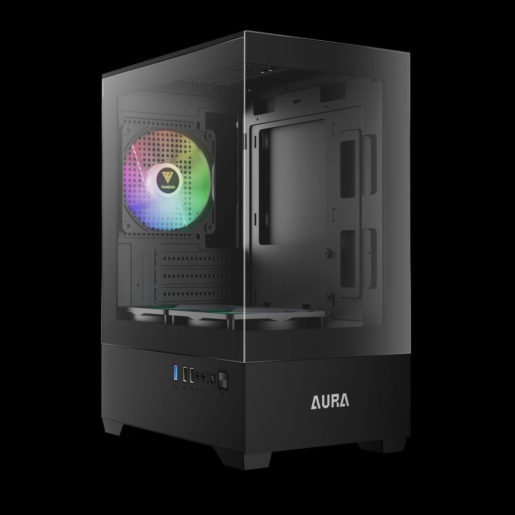 CASE GAMDIAS AURA GC9M ELITE ARGB | Black - White